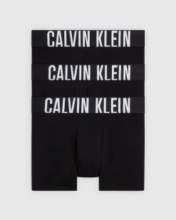 Intense Power Cotton Trunks 3 Pack in Black