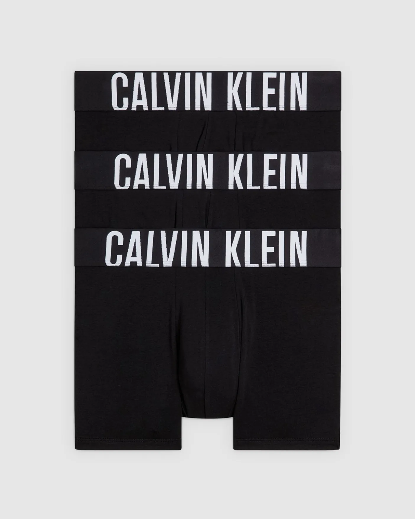 Intense Power Cotton Trunks 3 Pack in Black