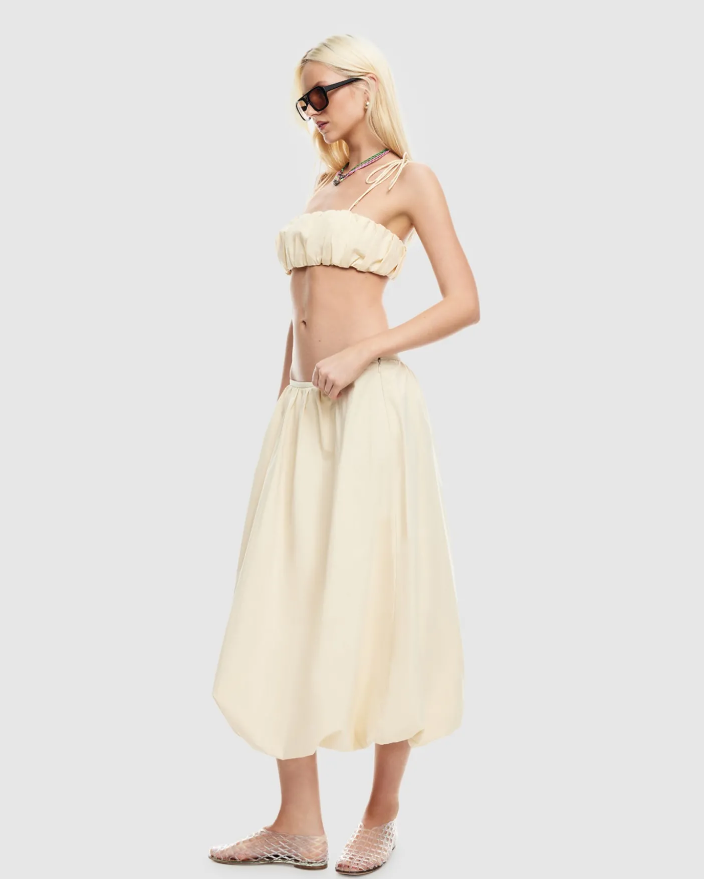 Intuition Bubble Midi Skirt