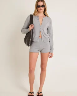 Isadora Double Zip Knit Cardi