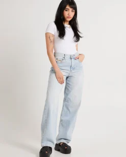 Jaquard Stripe Logan Jeans