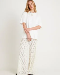 Jasmine Lace Relaxed Pants