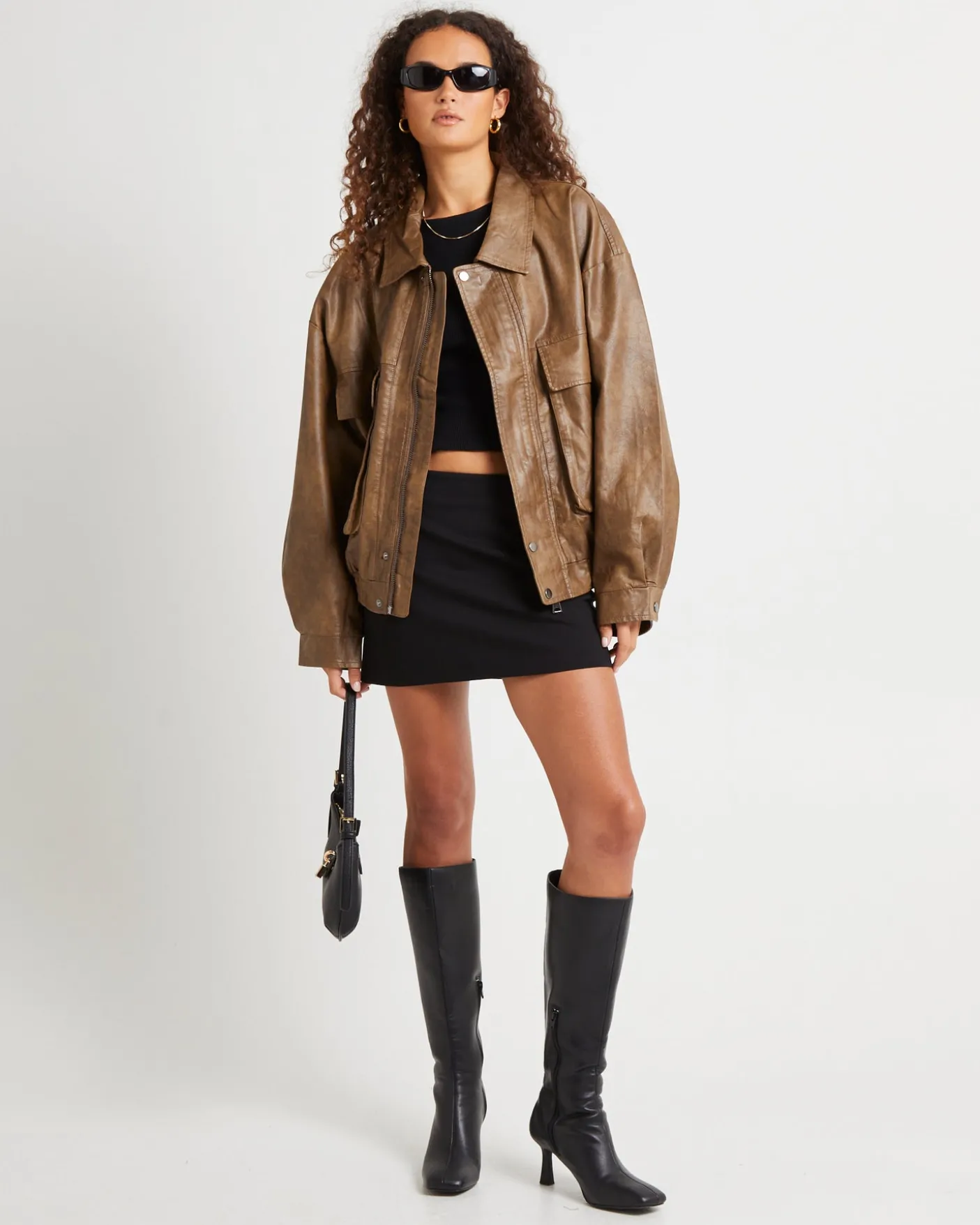 Jen Oversized Patch Pocket Jacket