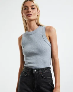 Jonesy Singlet Grey Marle