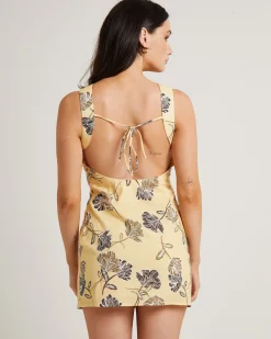 Jordi Mini Linen Backless Dress