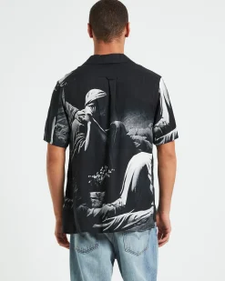 Joy Division Closer Short Sleeve Shirt in Black