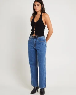 Kaia Keyhole Halter Top