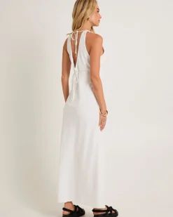 Kaia V Neck Midi Dress