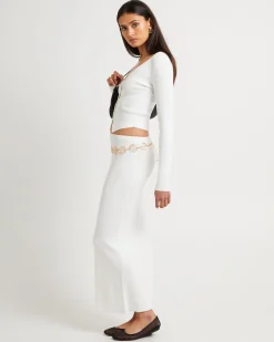 Kelse Knitted Button LS