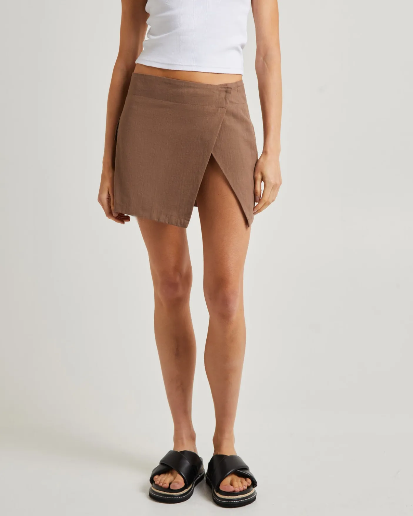 Kendra Split Mini Skirt