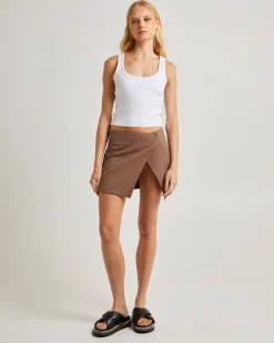 Kendra Split Mini Skirt