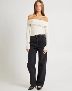 Kia Cold Shoulder Ruch Top
