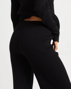Kiah Knit Pants Black