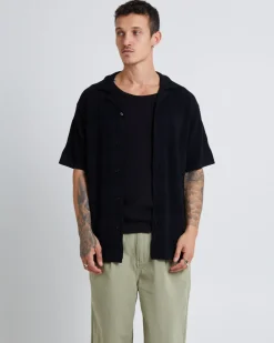 Knitted Short Sleeve Resort Shirt