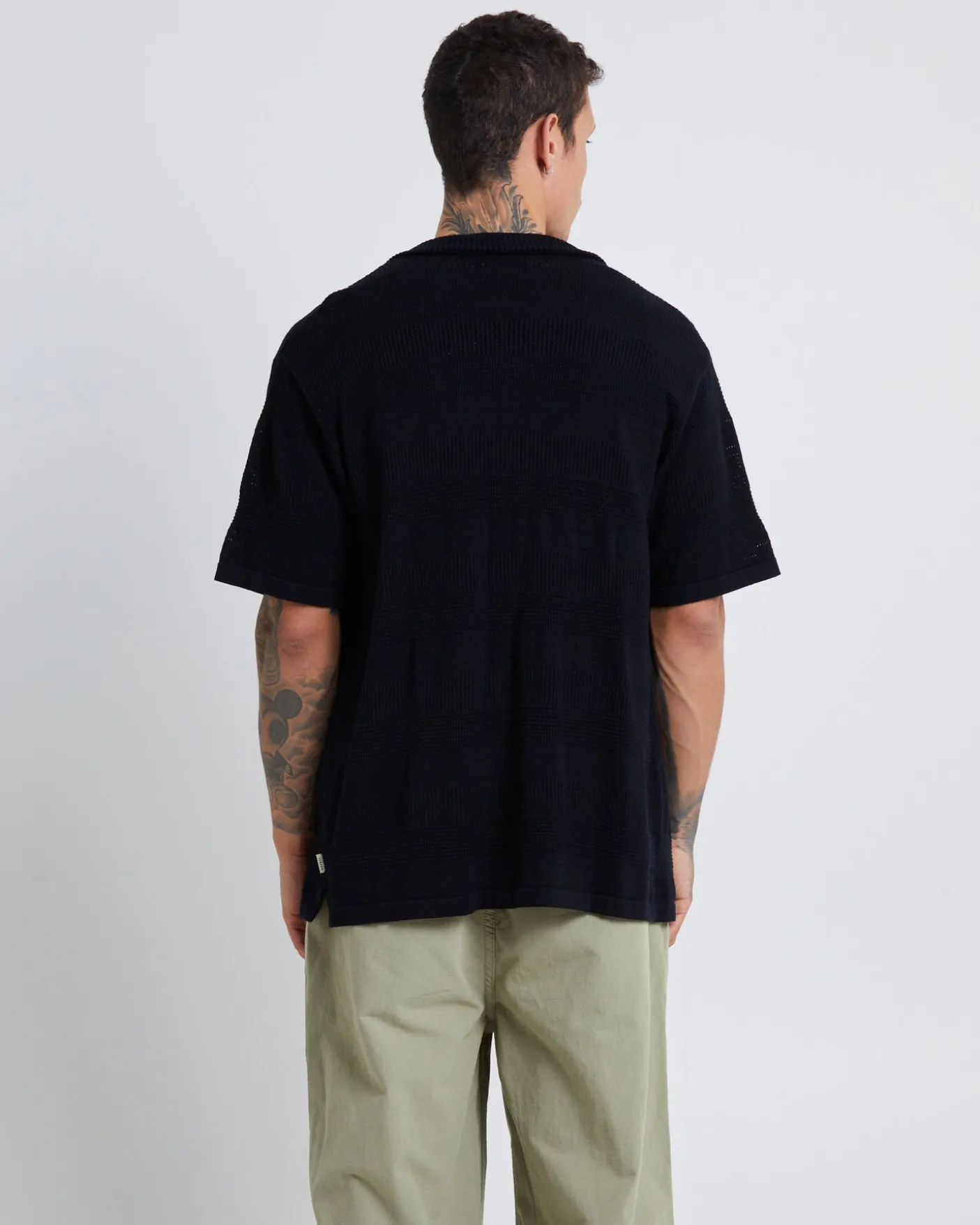 Knitted Short Sleeve Resort Shirt