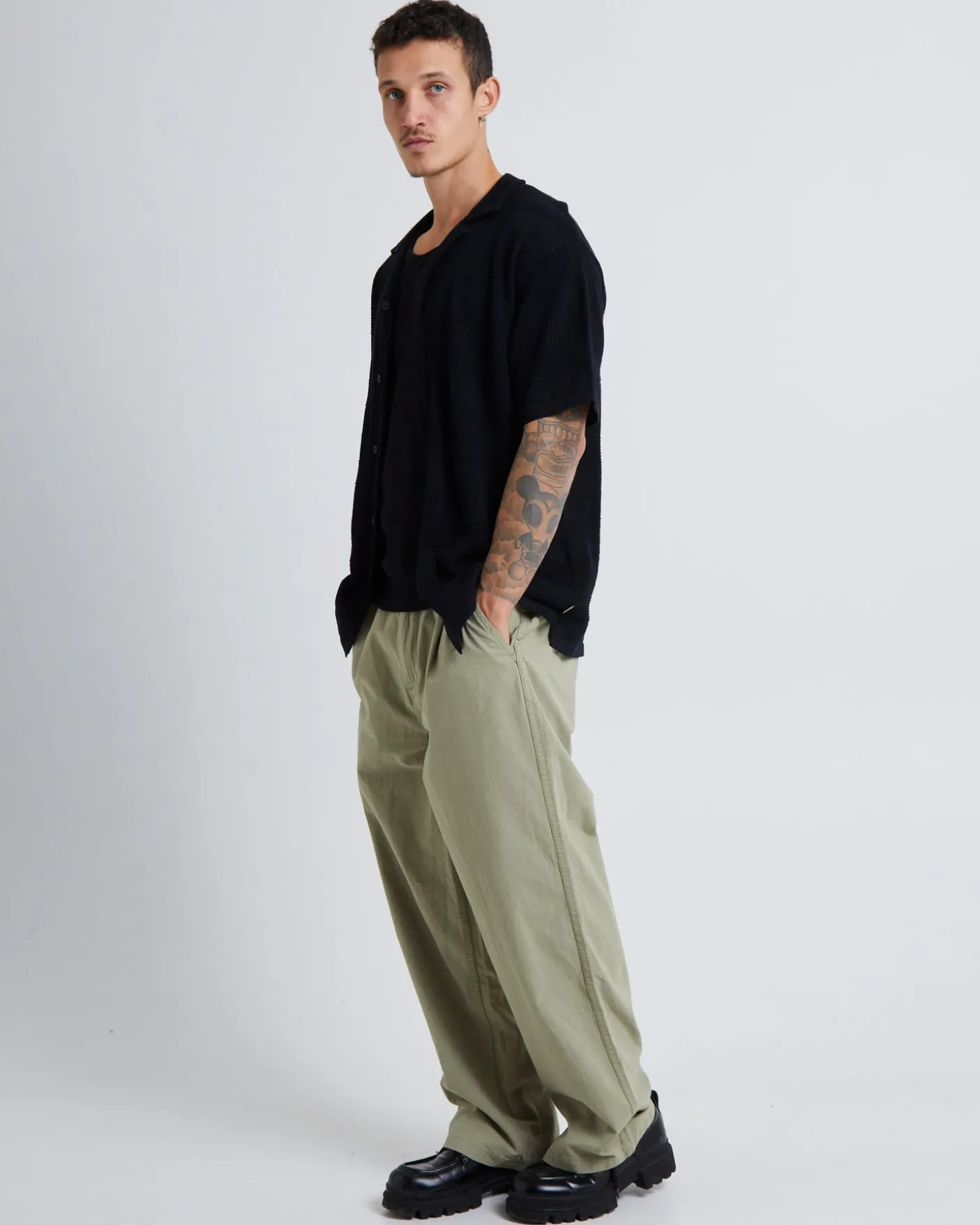 Knitted Short Sleeve Resort Shirt