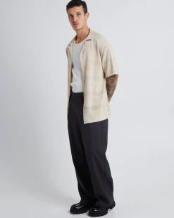 Knitted Short Sleeve Resort Shirt