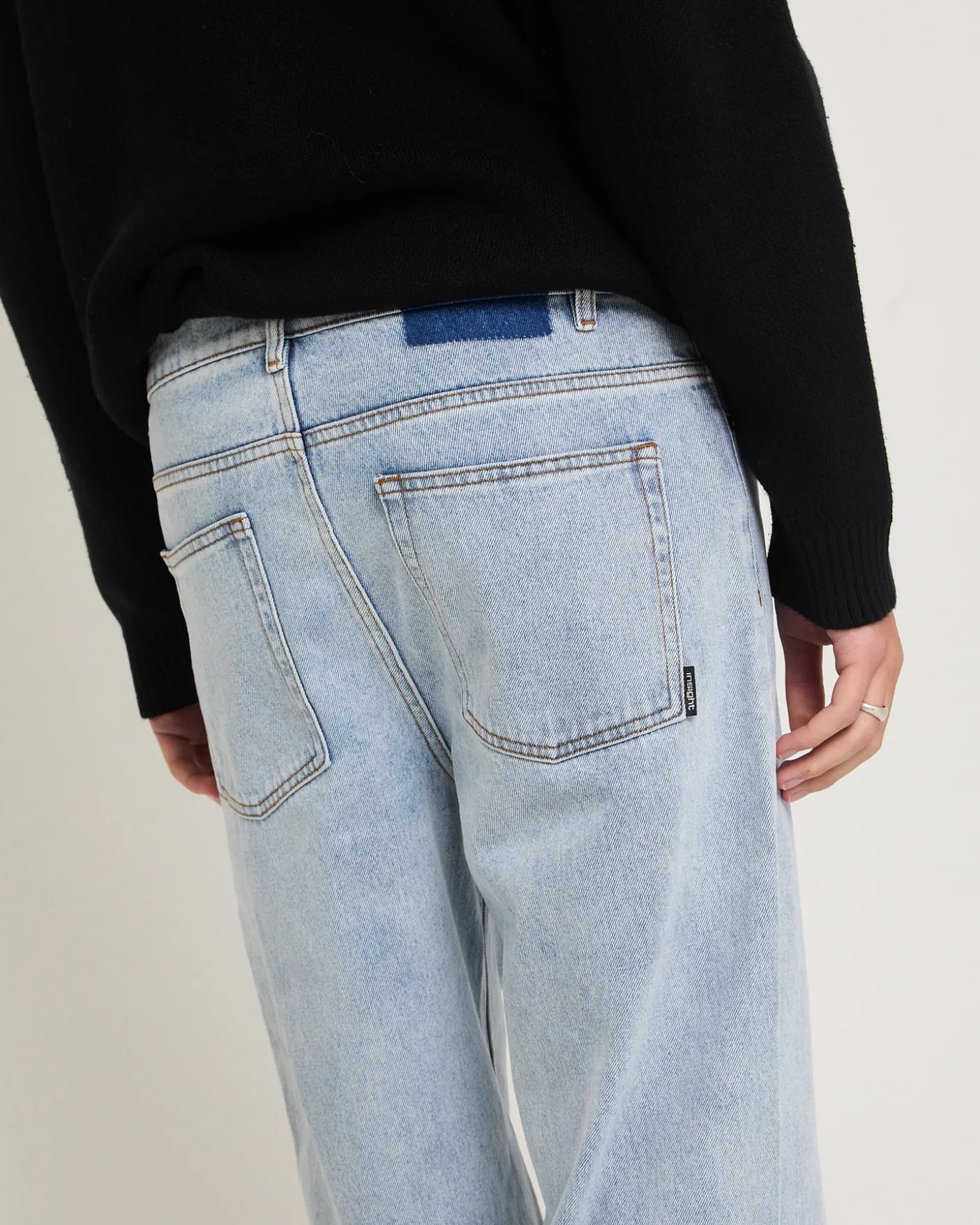 Knocker Wide Leg Denim Jeans