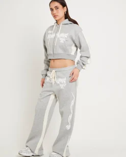 Koi Zip Through Graphic Hoodie