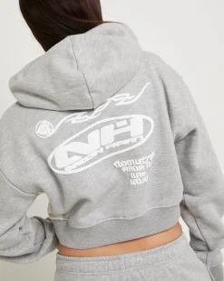 Koi Zip Through Graphic Hoodie