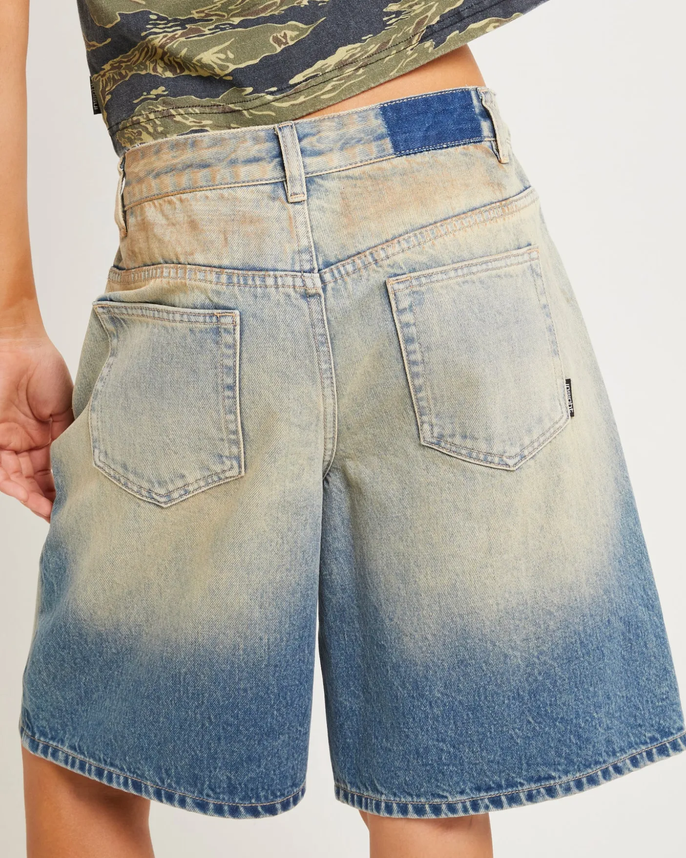 Kourtney Longline Denim Jorts