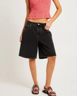 Kourtney Longline Denim Jorts