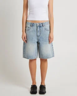 Kourtney Longline Denim Jorts