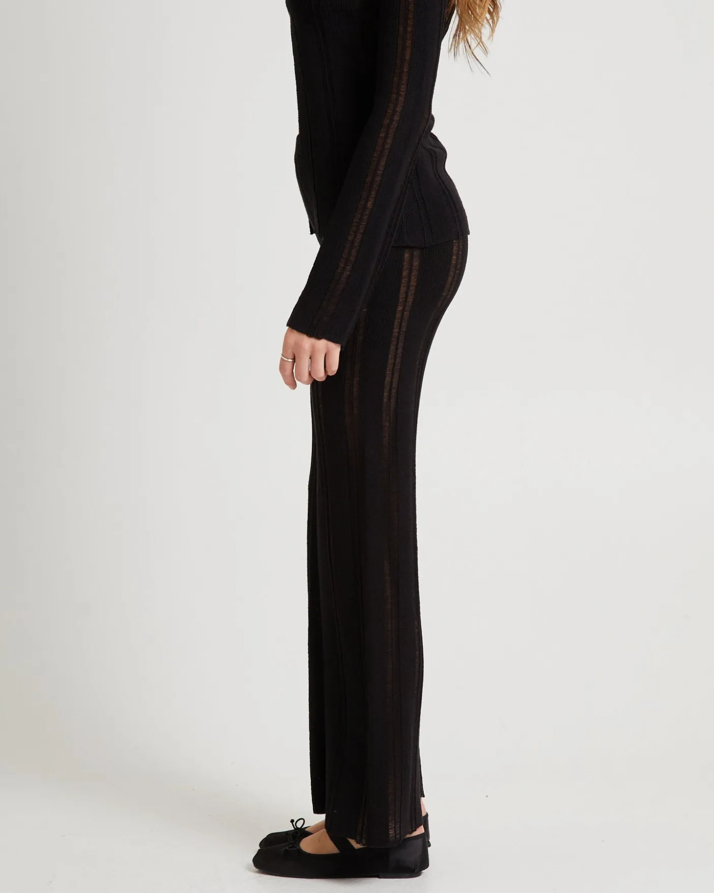 Ladder Knit Pants