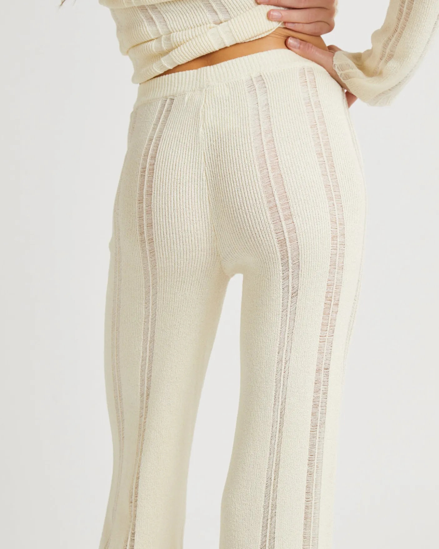 Ladder Knit Pants