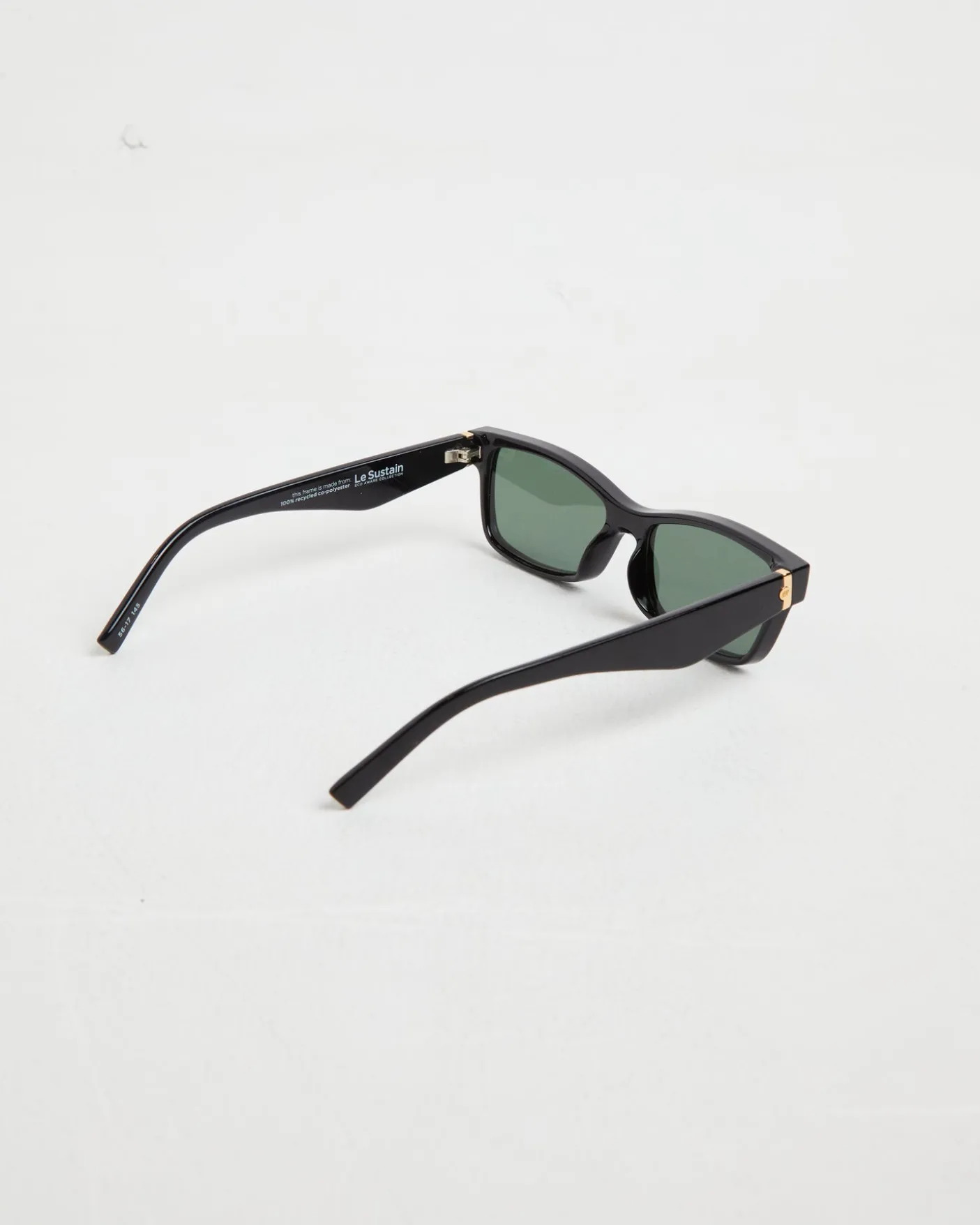 Le Sustain Plateaux Sunglasses in Black/Khaki Mono