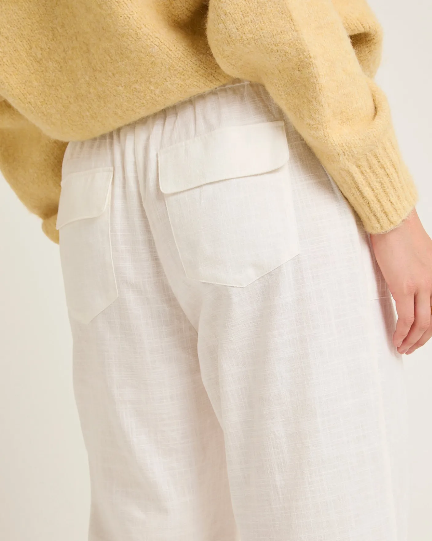 Lenny Linen Patch Pocket Pants