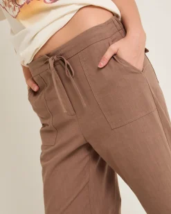 Lenny Linen Patch Pocket Pants