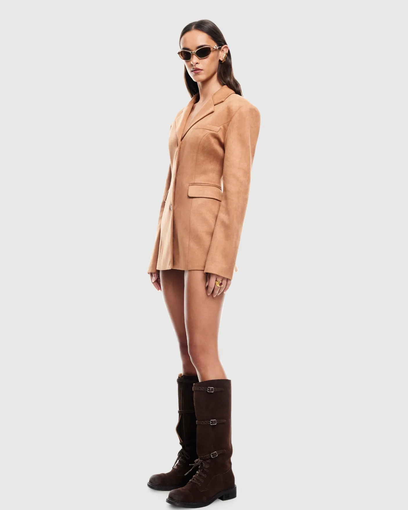 Leo Cinched Blazer Dress