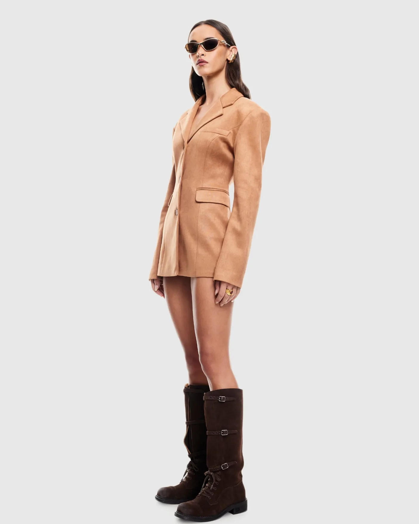 Leo Cinched Blazer Dress