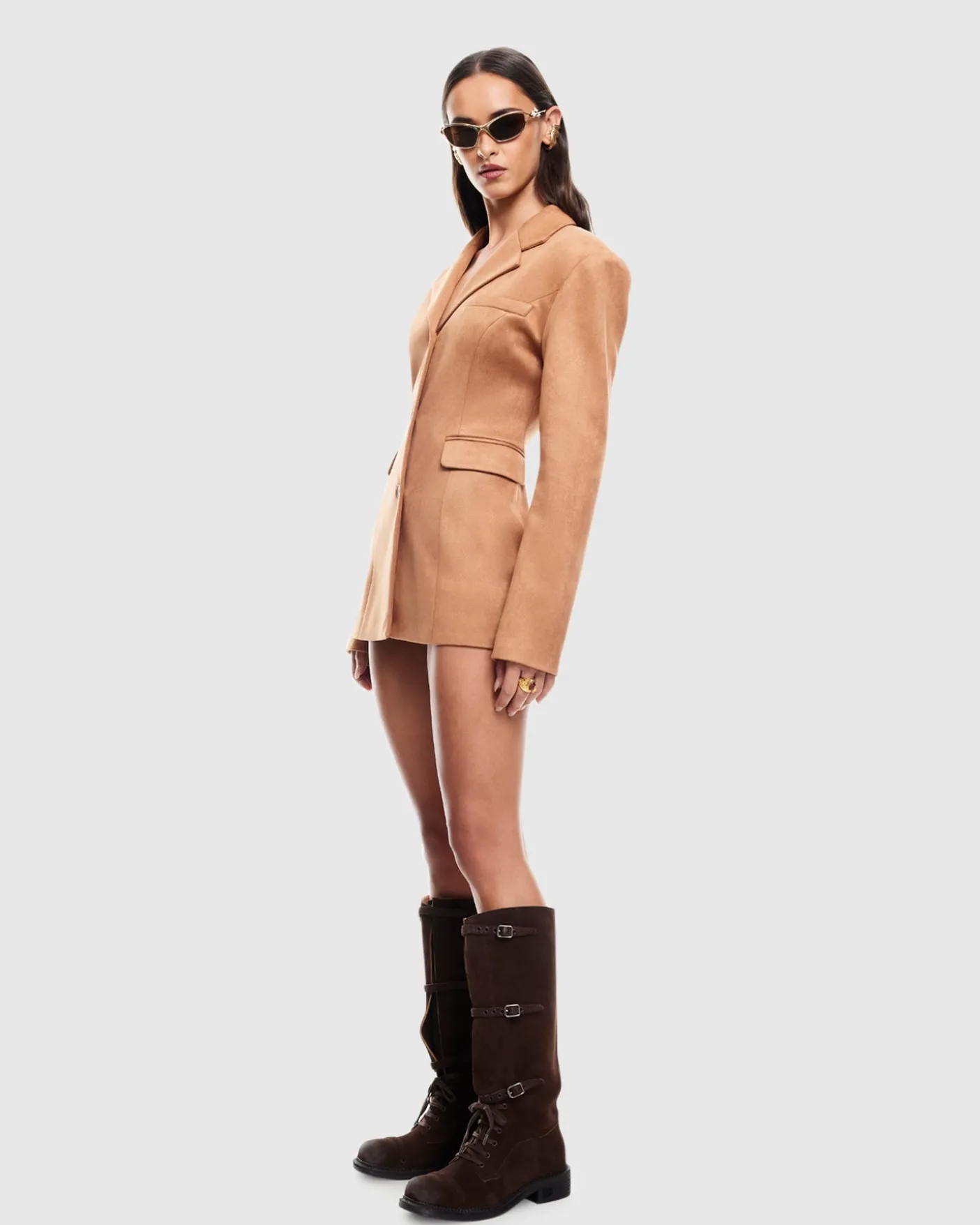 Leo Cinched Blazer Dress
