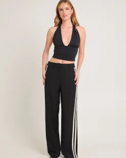 Leon Stripe Detail Suit Pants