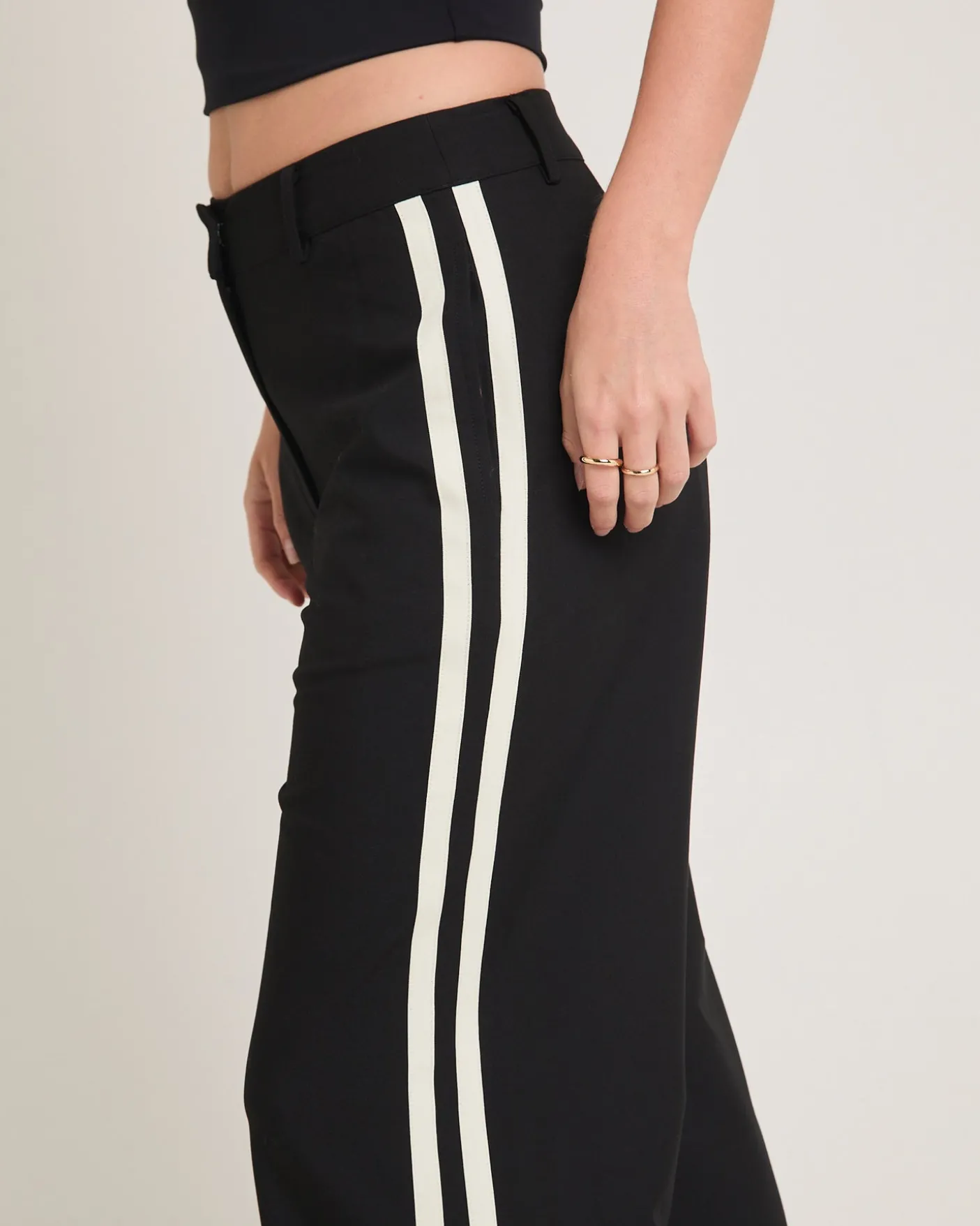 Leon Stripe Detail Suit Pants