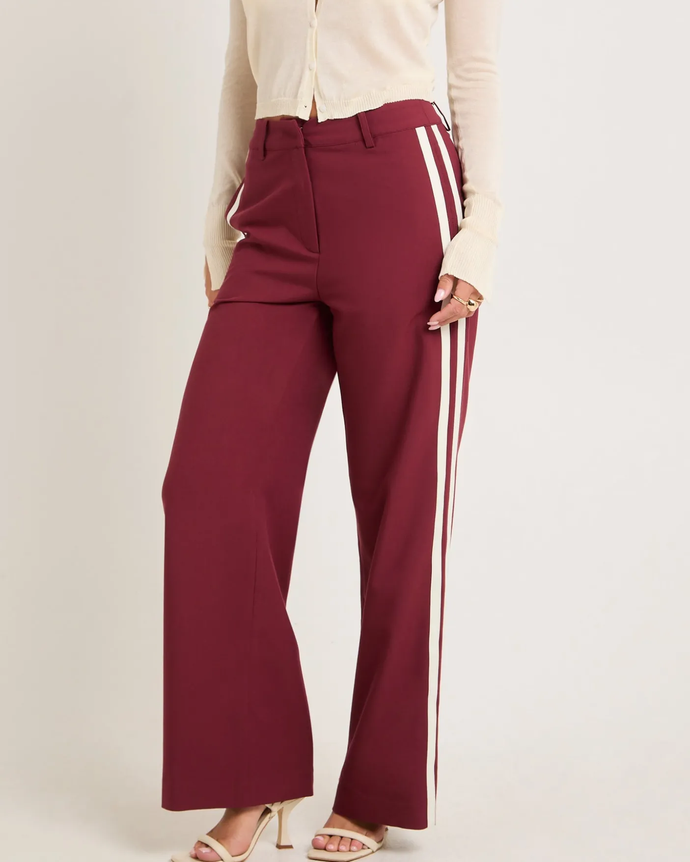 Leon Stripe Detail Suit Pants