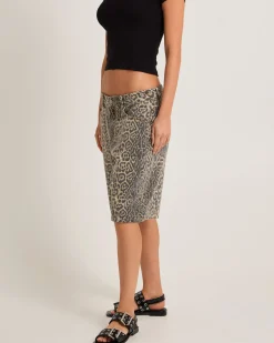 Leopard Denim Jorts