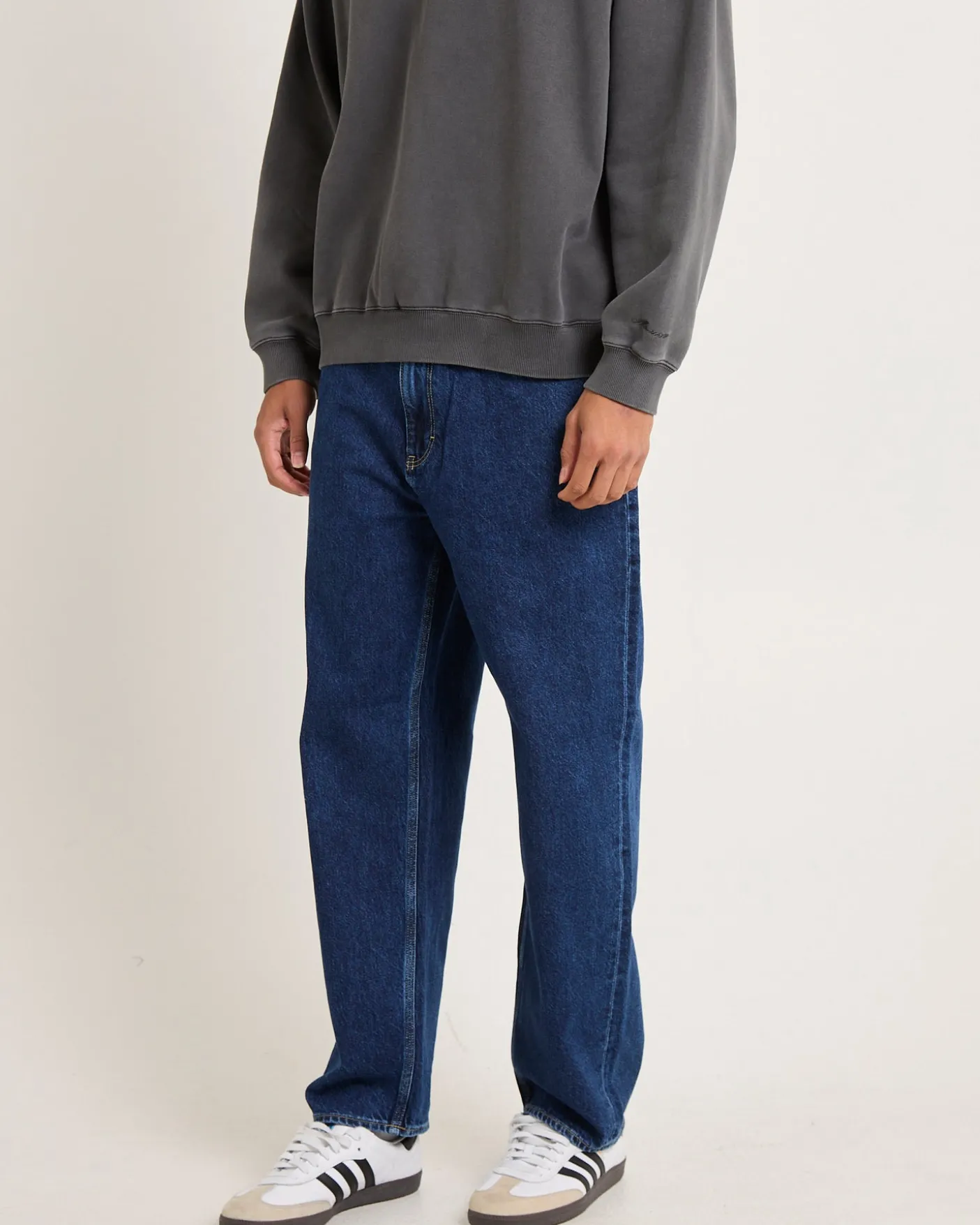 L-Four Baggy Denim Jeans Cash Indigo