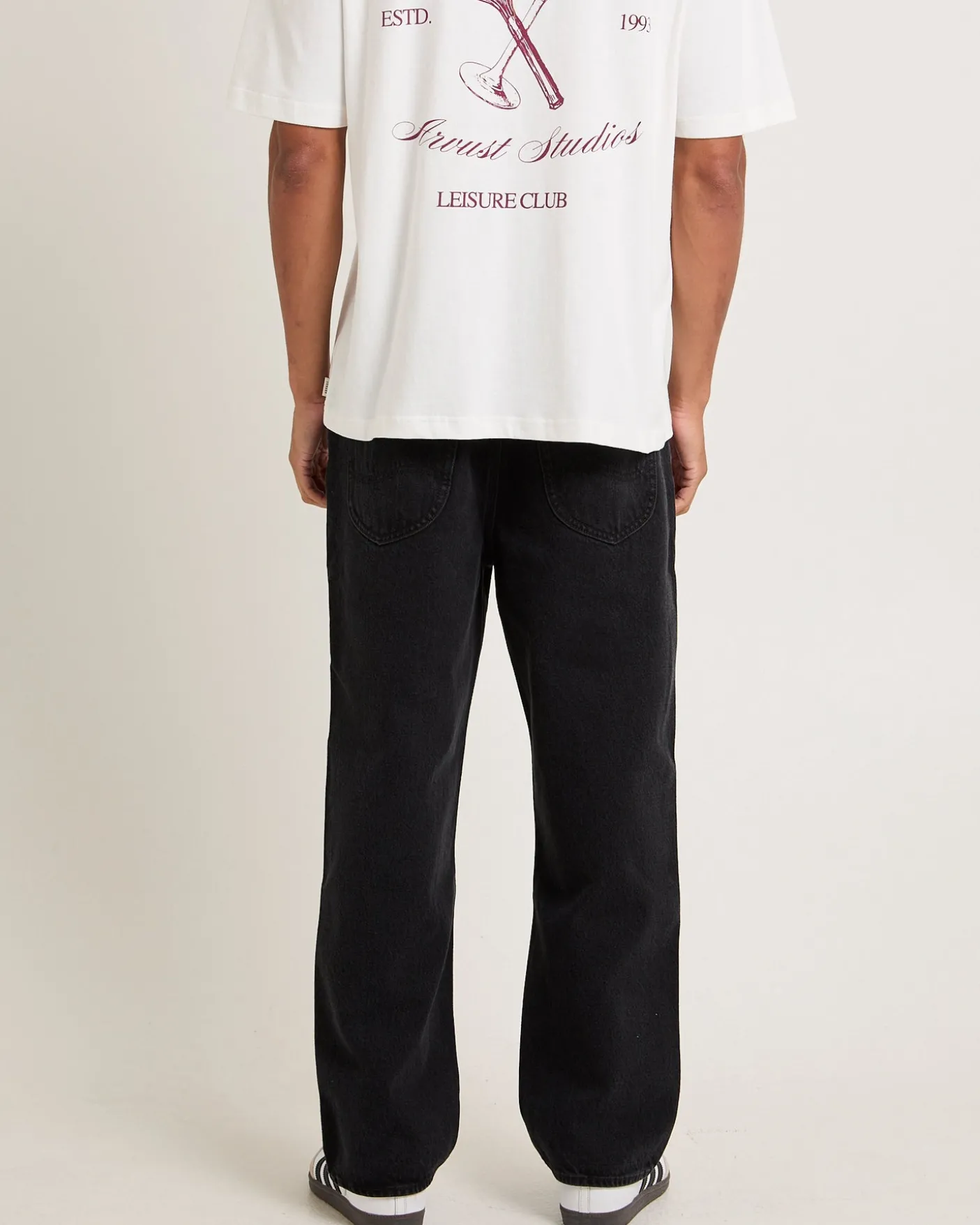 L-Four Baggy Denim Jeans Cinder