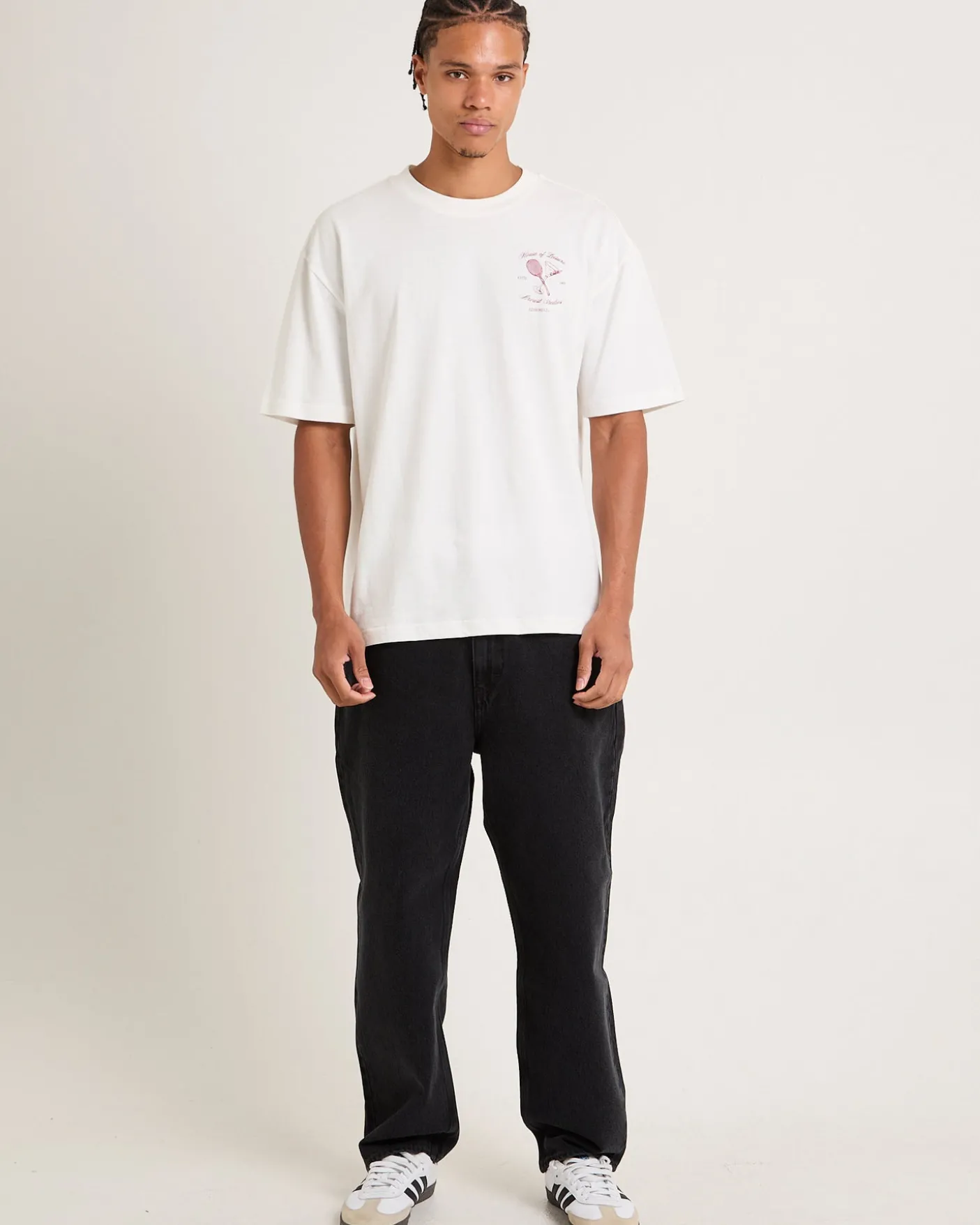L-Four Baggy Denim Jeans Cinder