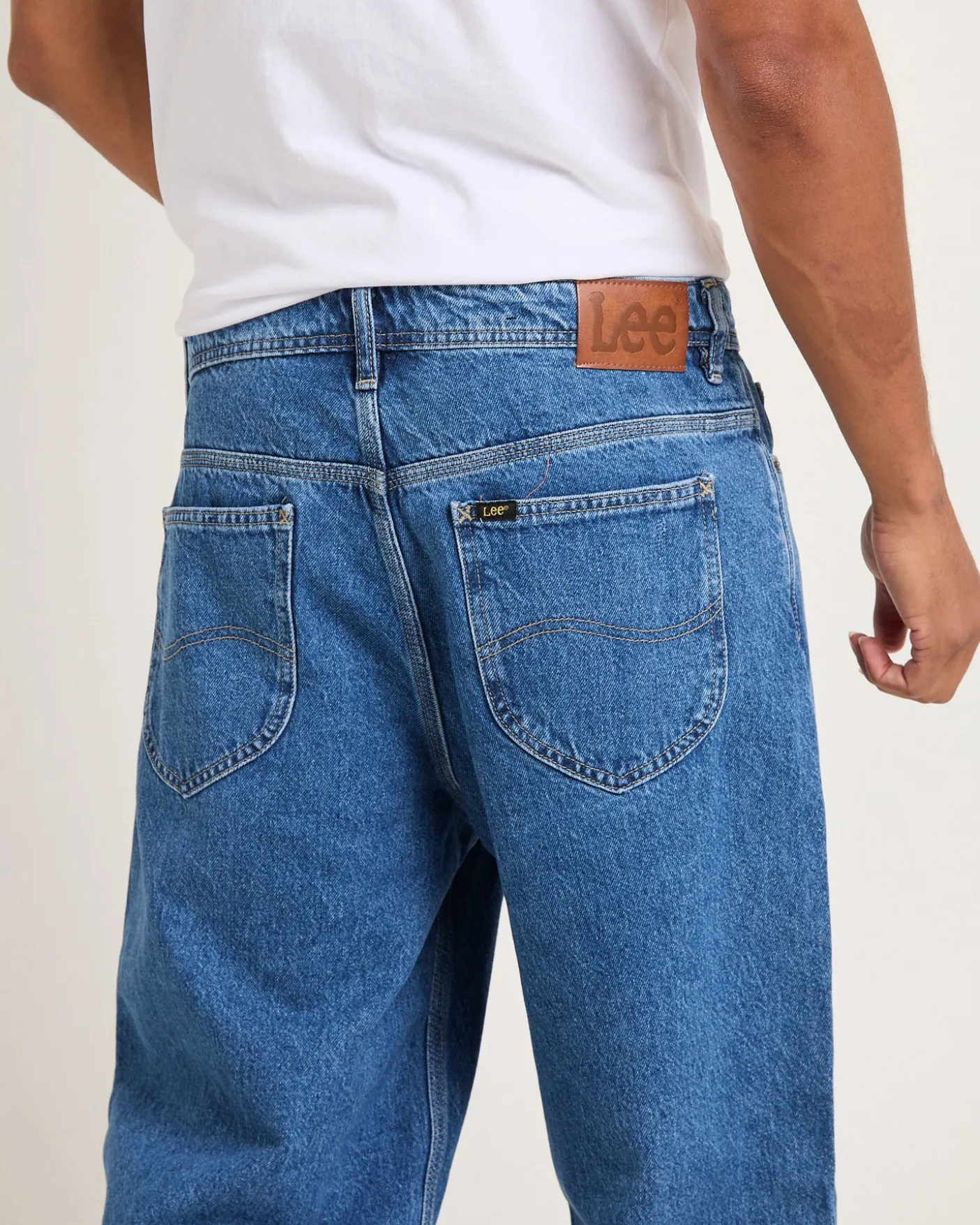 L-Four Baggy Denim Jeans Rooftop Blue