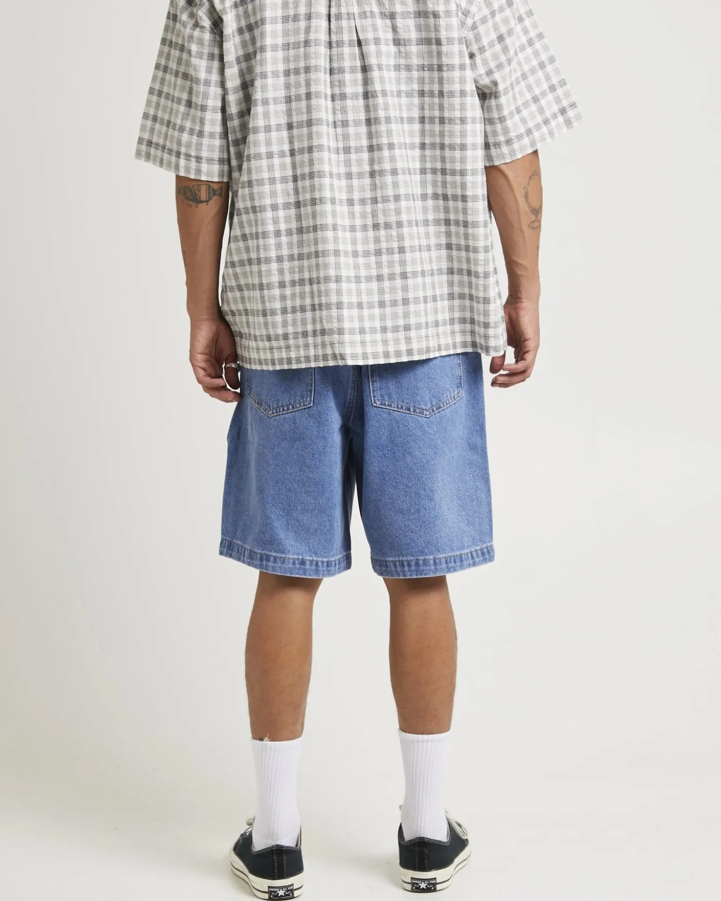 Lil C Denim Baggy Shorts 22"
