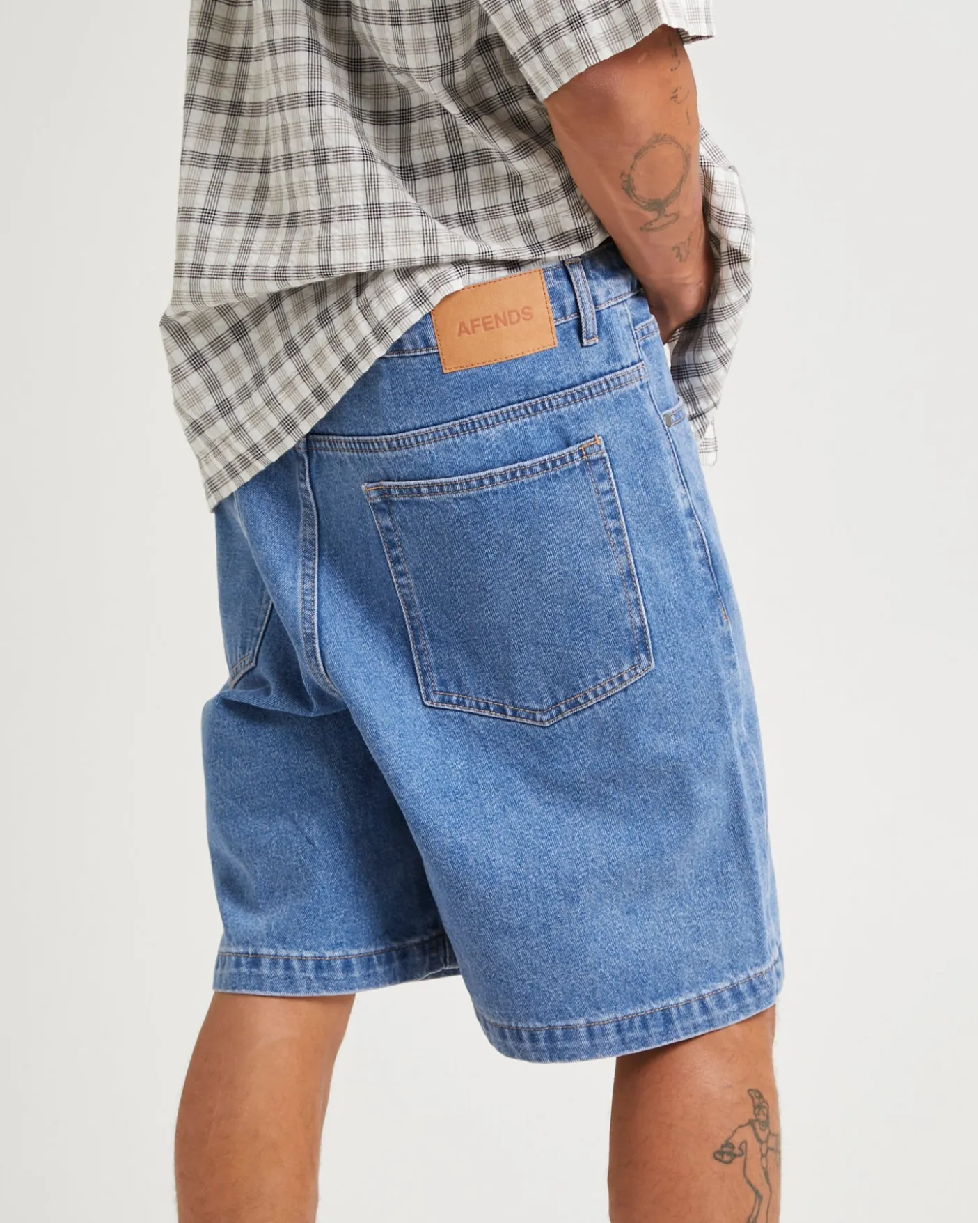 Lil C Denim Baggy Shorts 22"