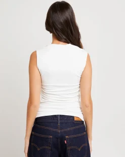Lila Sweatheart Neck Top