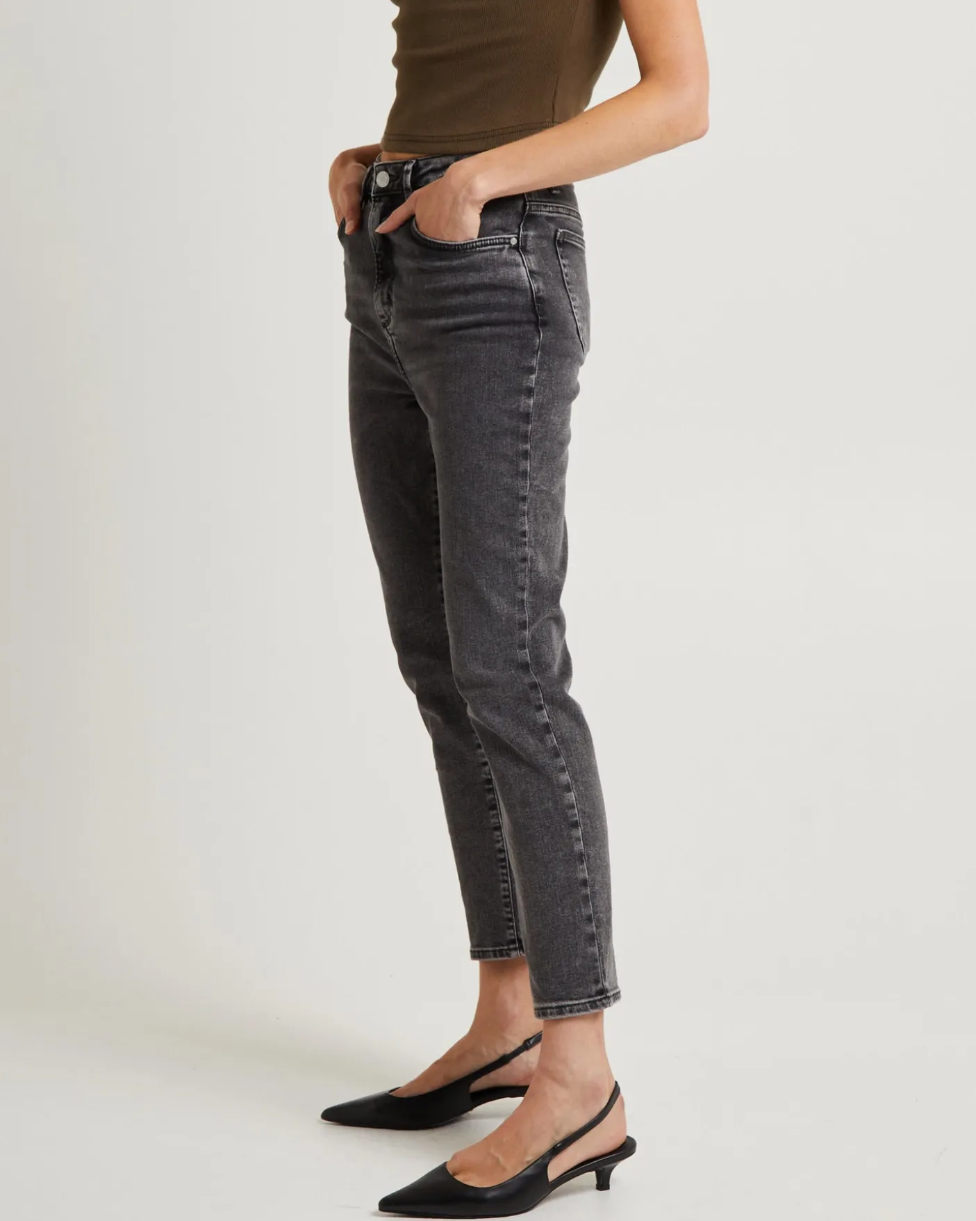 Lola Mom Jeans Forum Black
