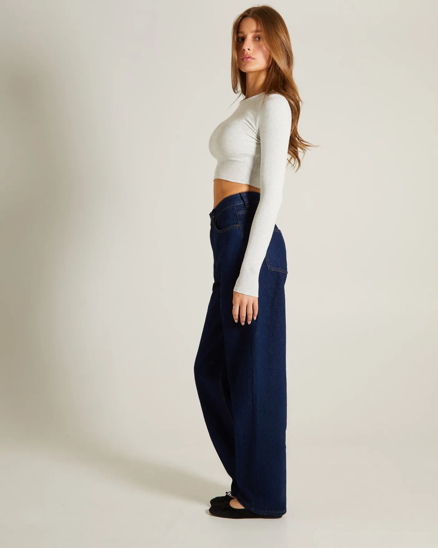 Long Sleeve Crop Top
