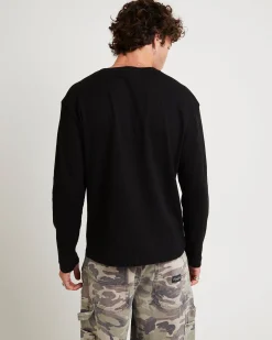 Long Sleeve Waffle Shirt