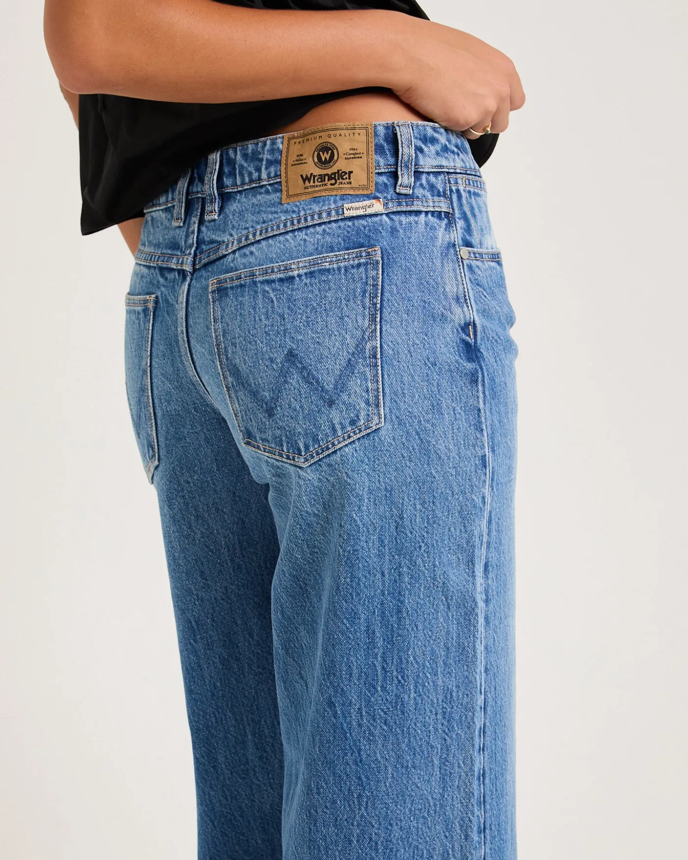 Low Farrah Baggy Denim Jeans Blue River